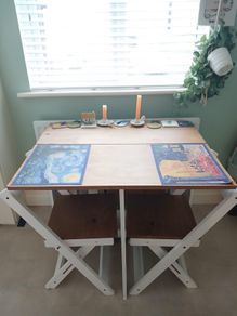 Dining table and chairs