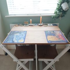 Dining table and chairs