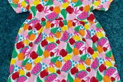 Colourful summer dress for a girl, 6-7 years