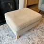 Cream Ottoman Footstool Image 3