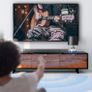 Sound Bar for TV, 120 dB Bluetooth Soundbars with Built-in Subwoofer, Wall Mounted Home Theater, Music/Moive/News Modes, Strong Bass, Remote, Optical/AUX/Coaxial/USB Connection (FREE POSTAGE) Image 4