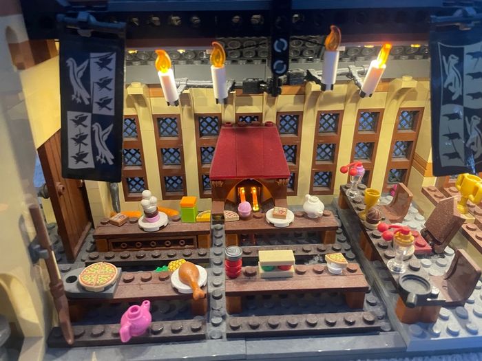 Huge Lego harry potter collection + light kit on Great hall set