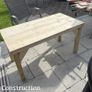 Rustic Handmade Garden Table Image 8