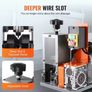 220v Wire Stripping Machine 1.5-25mm Cable Stripper 180W 60ft/min 3 Feeding Holes Wire Peeler Scrap Copper Recycle Image 6