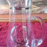 7 Piece 25th Silver Anniversary Silver Gilt Pitcher And Drinking Glasses Set Image 4