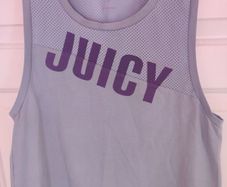 Juicy by Juicy Couture blue mesh top size S UK10 EU38 Perfect condition Postage included