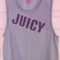 Juicy by Juicy Couture blue mesh top size S UK10 EU38 Perfect condition Postage included
