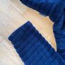 Polarn O Pyret Navy velour bathrobe 116cm or 4-6 years Image 6