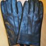 NEW - M&S black leather gloves Image 2