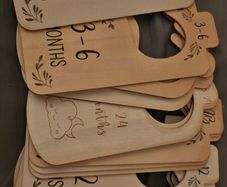 Wardrobe baby wooden clothes dividers