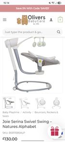 joie swivel swing