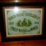 Vintage D.W.D. Dublin Whisky Distillery Framed Ad Image 4