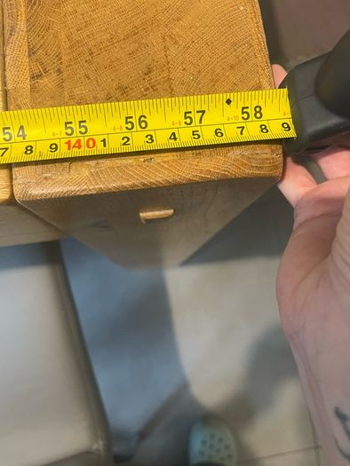 Solid wood country kitchen style table