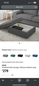 IKEA kivit footstool