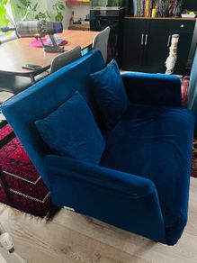 Small velvet sofa sleeper