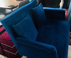 Small velvet sofa sleeper
