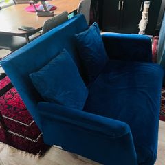 Small velvet sofa sleeper
