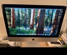 iMac Retina 4k,21.5-inch 2019 16 RAM/1TB 3.2GHZ 6 Core intel core i7 (Fell Screen Cracked on Side Working Perfectly)