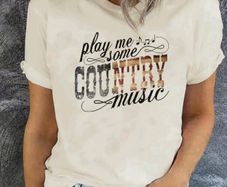 Womens country t shirt Size medium