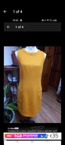 Oasis vintage mustard coloured dress, beautiful quality. Fully lined.