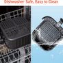Air Fryers Oven, 5.5L XXL Oil Free Air Fryer 1700W with Rapid Air Technology for Healthy Fast Cooking & 55% Energy-Saving, 11 Presets, LED Onetouch Screen, Nonstick Basket MULTIPLE COLOURS AVAILABLE Image 8