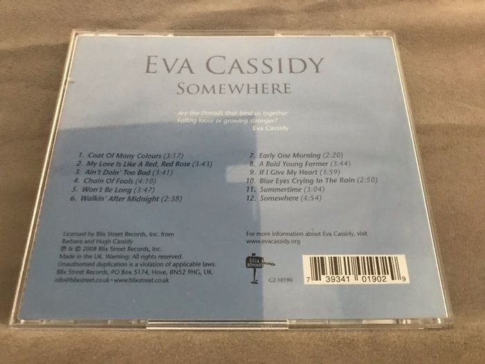 Eva Cassidy - Somewhere    CD