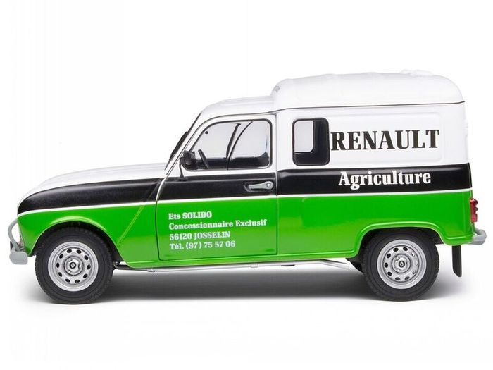 Renault 4 Lf4 Agriculture Van 1988 New In Box 1/18
