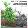 Set of Two 181 x 93cm Steel Planters - Green Image 4