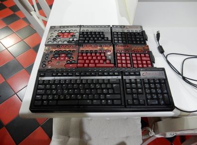 Gaming Keyboard with 3 keysets, usb