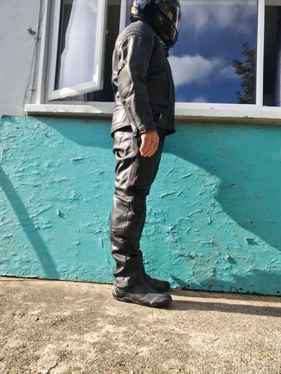 Motorcycle Leather Jacket & Trousers