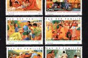 2006 United Nations (US, Geneva &amp; Vienna) International Day of Families Commemorative Stamps Mint Never Hinged (MNH)