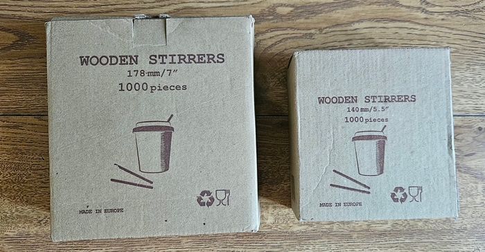 Coffee stir sticks