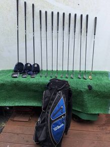 Golf clubs  full set and bag