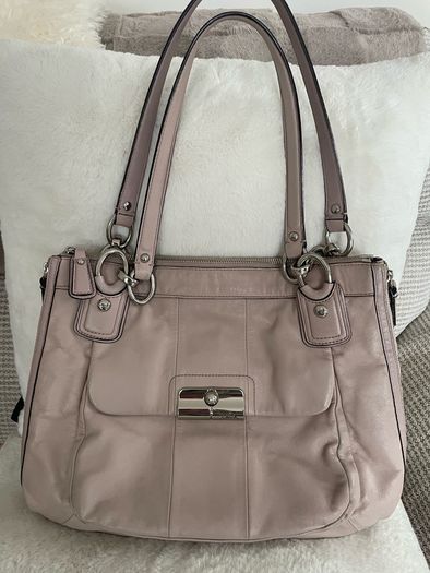 Coach Blush Pink Kristin Expandable Smooth Leather Tote Bag - Open to Reasonable Offer