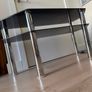 Glass TV Stand Corner Unit Image 3
