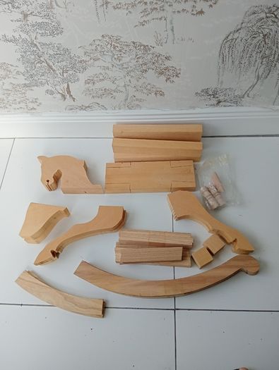 Rocking horse carvings