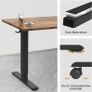NEW SALE | 120 x 60cm Electric Standing Desk with USB Charging Port (New Sedentary Reminder), Height Adjustable Standing Desk with Cable Tray and Wheels Image 5