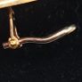 Vintage 9ct yellow gold earrings Image 4