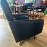 Mid Century Leather Swivel Chair Image 6
