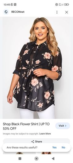 Ladies plus size blouse from yours