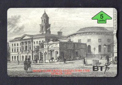 1995 Ireland 5 unit Mount Clare Hotel Collectors Fair Dublin. Card Depicts The Rotunda Hospital Dublin (Landis & Gyr BT card)