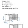 ikea sundvik cot bed with matttess Image 3