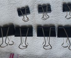 Bulldog Fold Back Paper Clips (10) Home Office School College