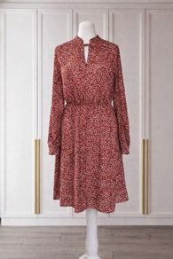 HM Leopard Print Dress, Size UK 10