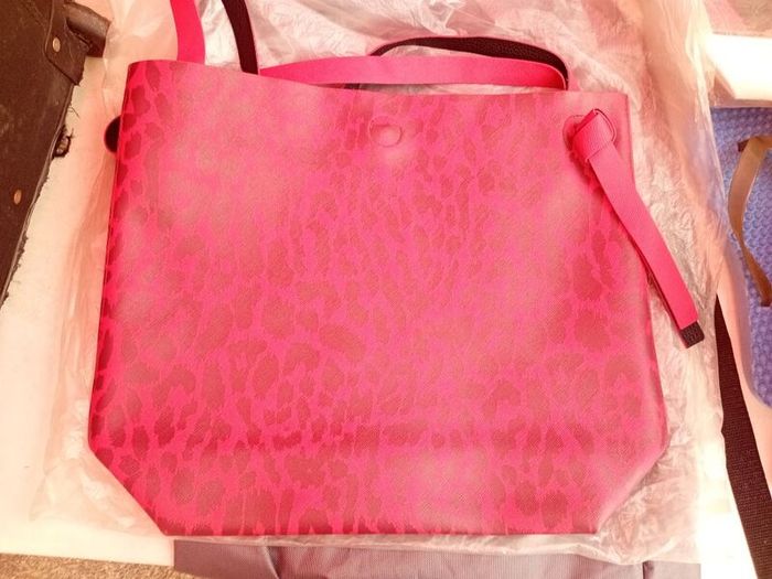 Printed Red Bag