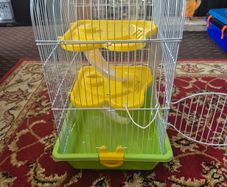 Small Hamster cage with accessories