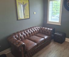 Full Leather Chesterfield Sofa