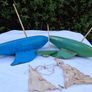3 X Mid Century Wooden Pond Yachts Image 2