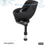 Maxi-Cosi Pearl 360 Pro Car Seat - Authentic Black & Maxi-Cosi FamilyFix 360 Pro ISOFIX Base - Black Image 6