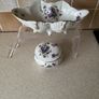 Aynsley Wild Violet Shell shaped Dish & Trinket Box Image 2